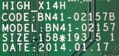 KIT DE TARJETAS PARA TV SAMSUNG / MAIN BN94-07575A / BN41-02157B / BN97-09212C / T-CON 5565T07C14 / 55.65T07.C14 / T650HVN05.7 / 65T07-C0E / FUENTE BN44-00706A / BN4400706A / L65S1_EHS / PANEL CY-GH065CSAV1H / MODELO UN65H6300 / UN65H6300AFXZA AH01 - Imagen 3